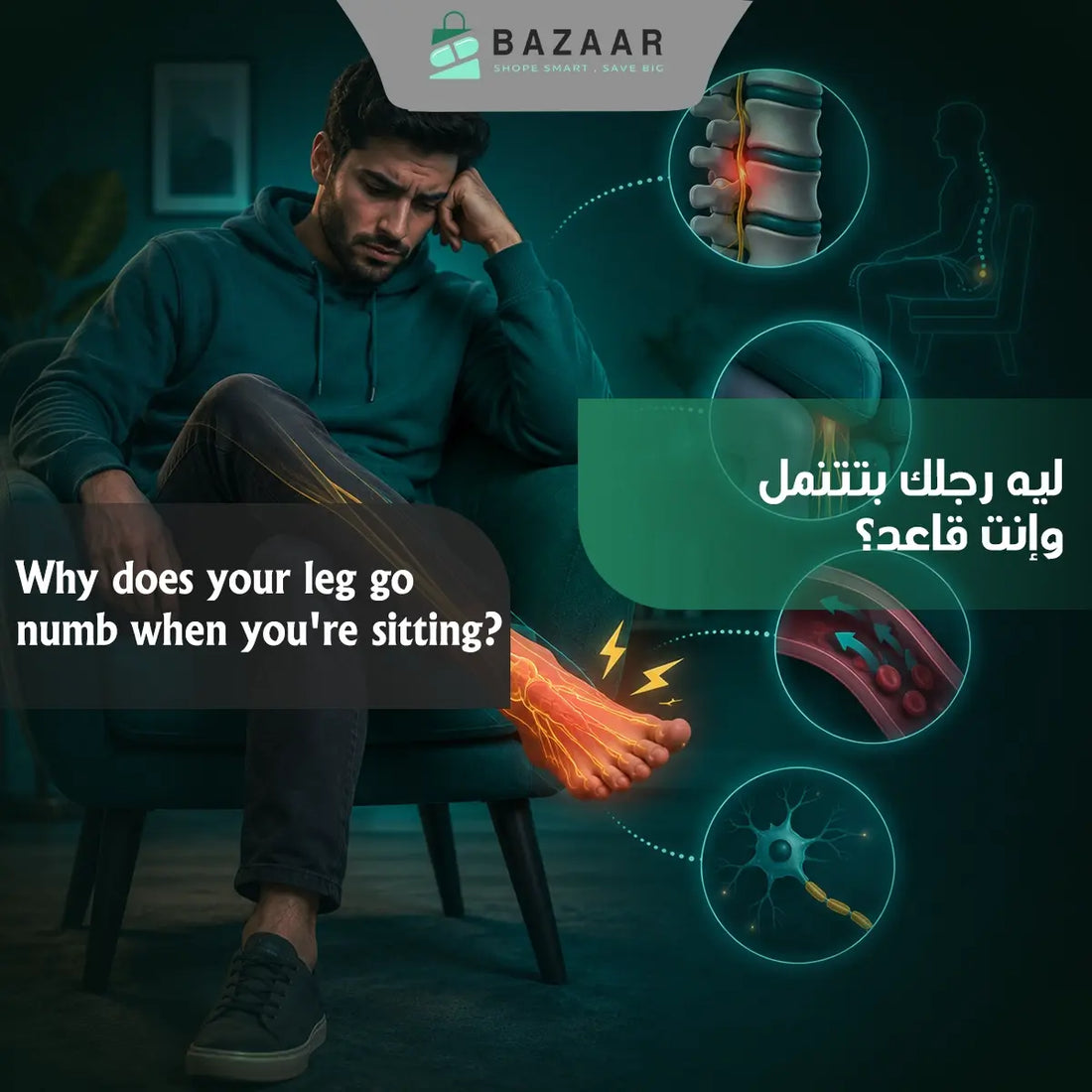 Why Does Your Leg Go Numb While Sitting?