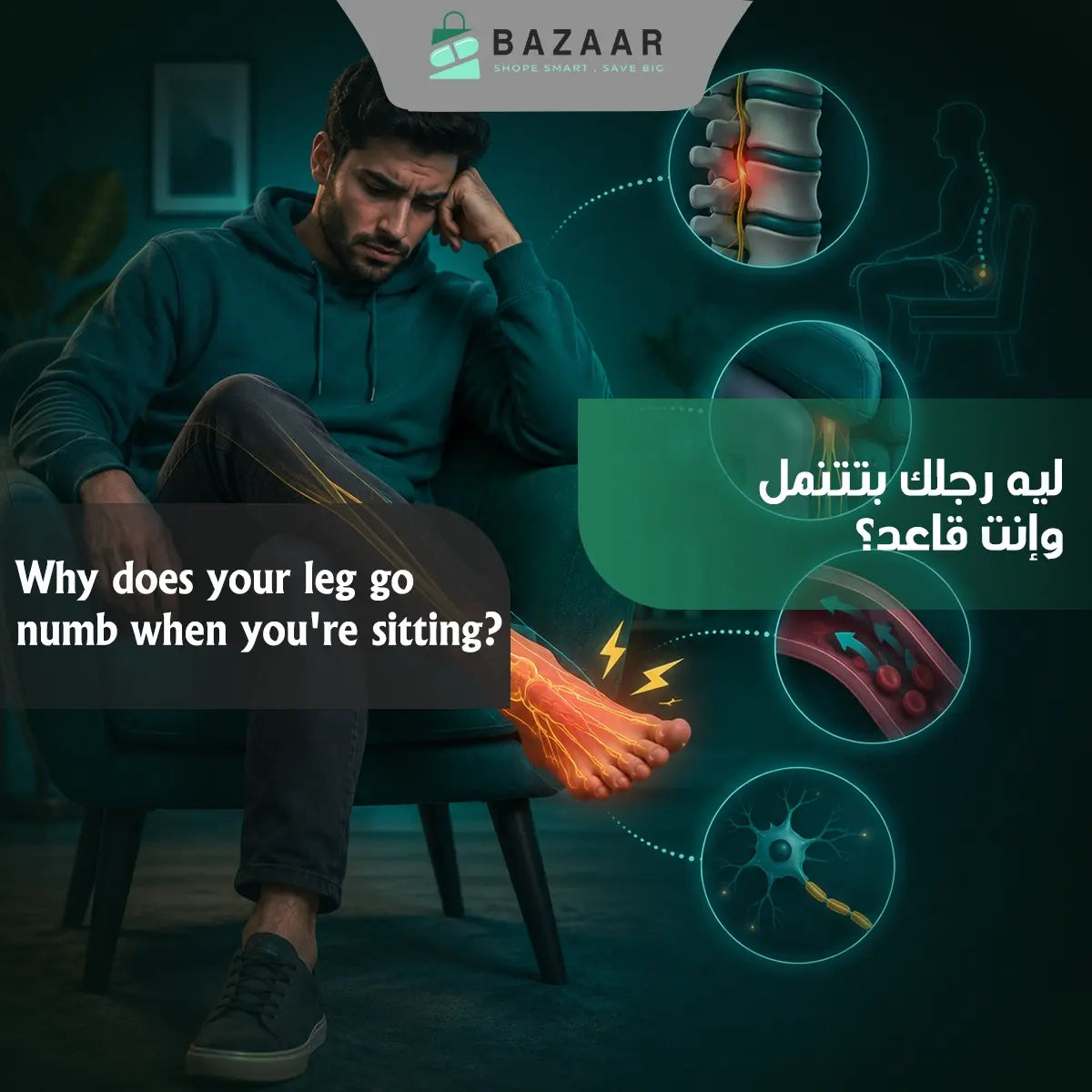 Why Does Your Leg Go Numb While Sitting?