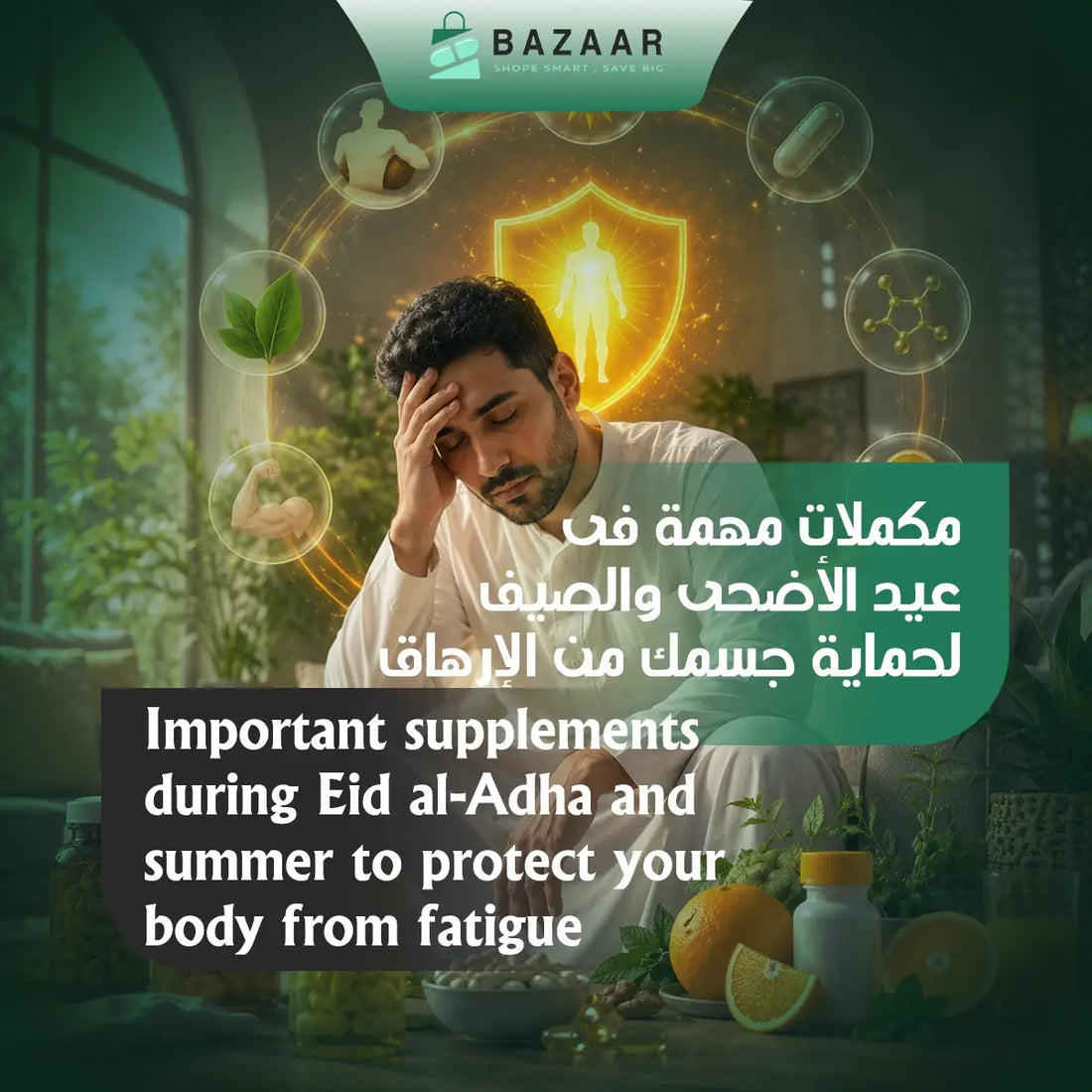 Important Supplements During Eid Al-Adha and Summer to Protect Your Body From Fatigue