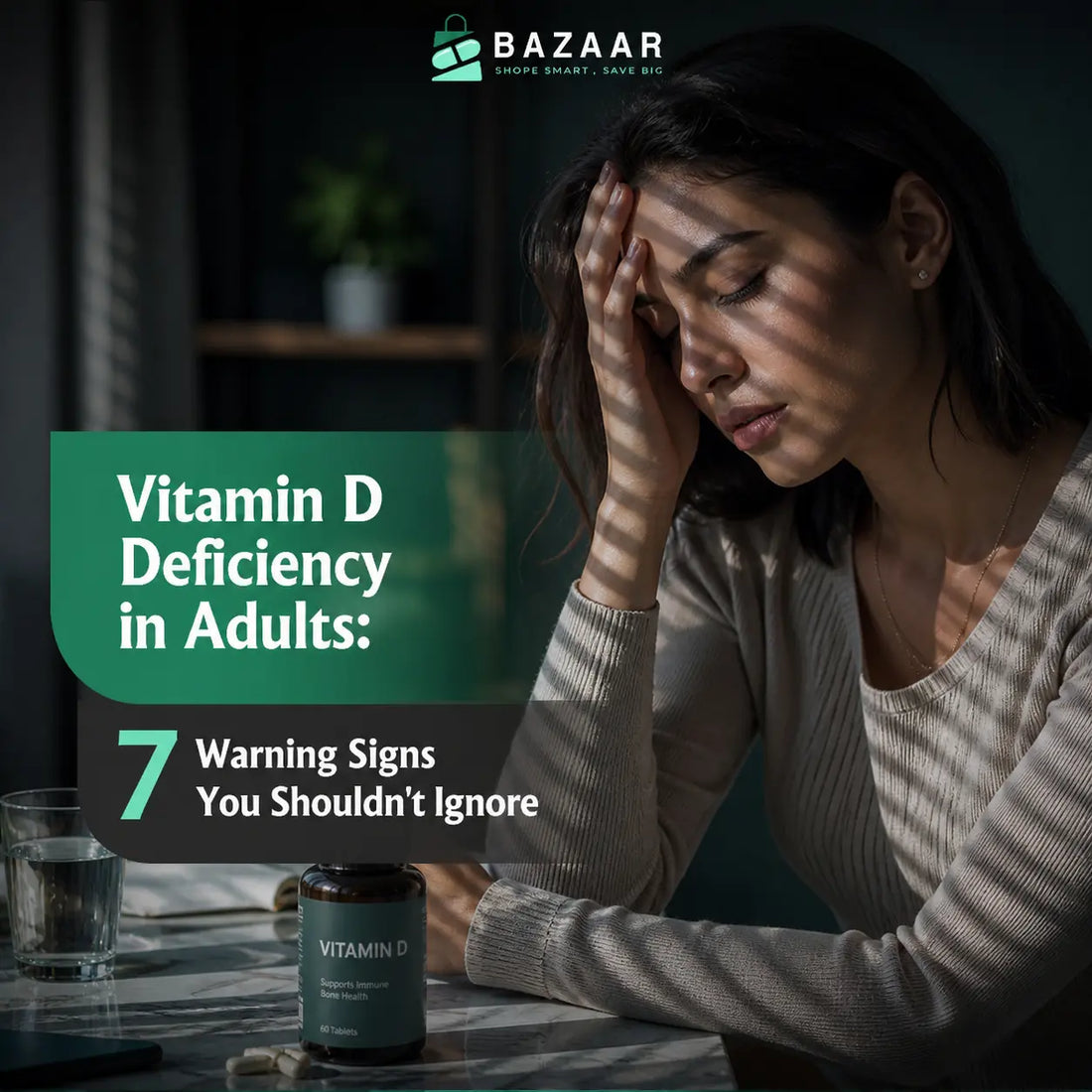 Vitamin D Deficiency in Adults: 7 Warning Signs You Shouldn't Ignore
