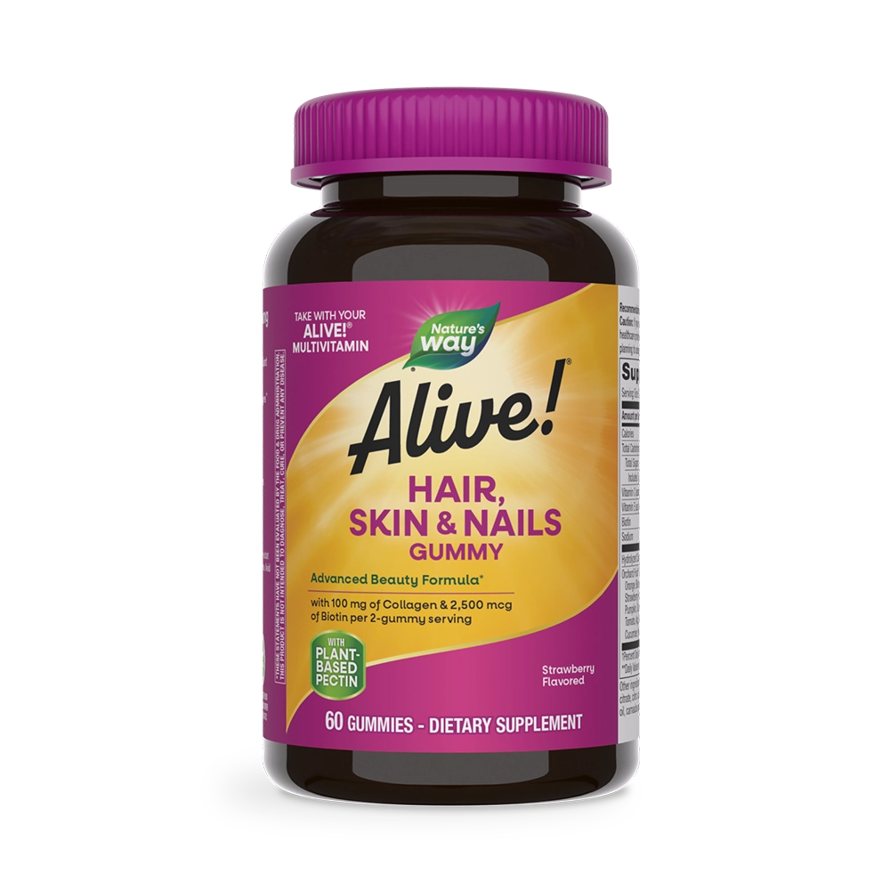 ALIVE HAIR SKIN 60 GUM