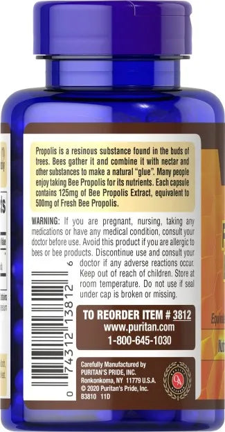 Bee Probolis 500 mg 100 Capsules