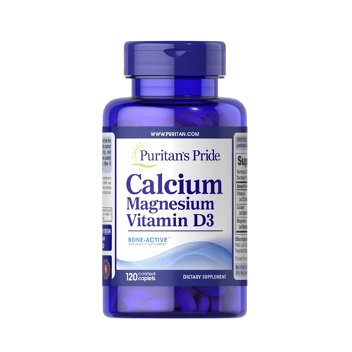Calcium , Magnesium & Vitamins D3 120 Caplets