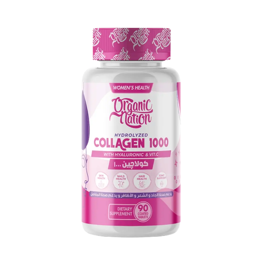 Organic Nation Hydrolyzed Collagen 1000+-90Coated Tablets