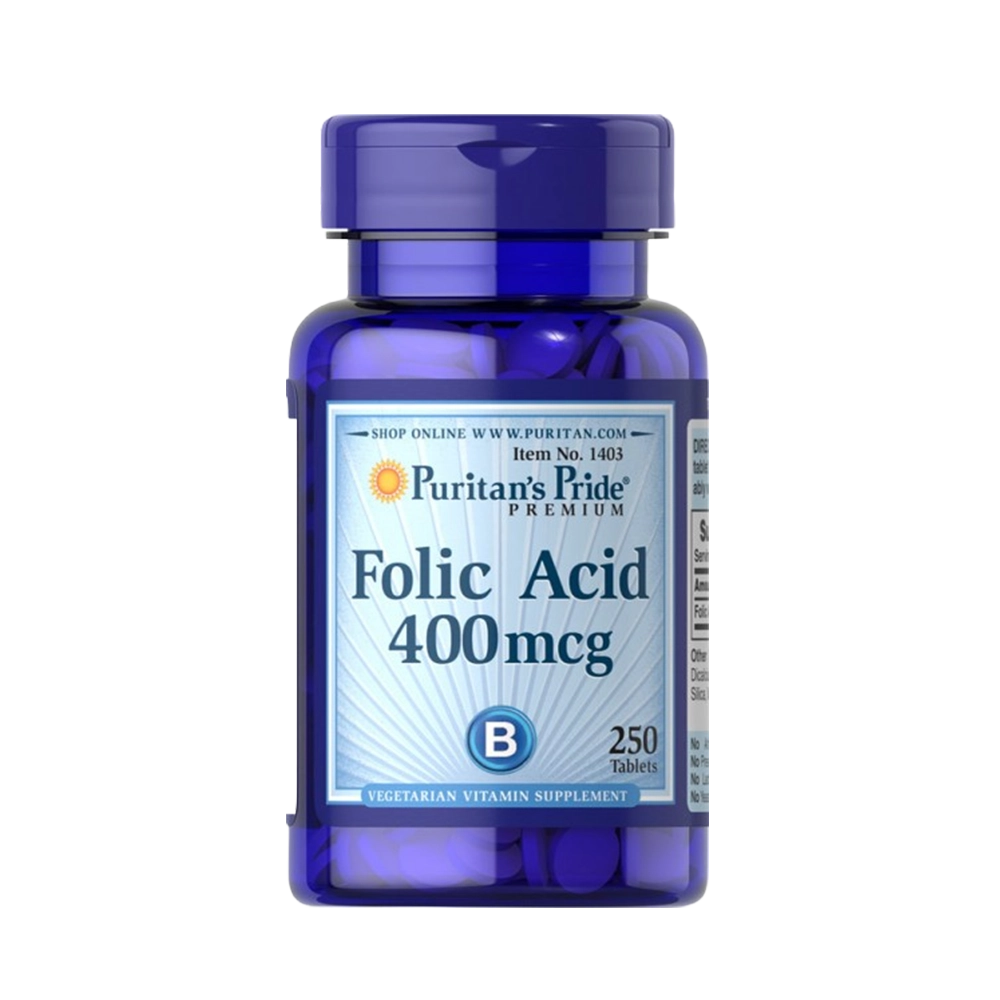 Folic Acid 400 mcg 250 Tablets