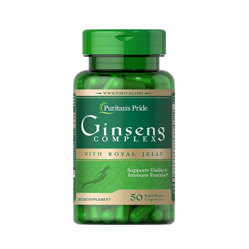 Ginseng with Royal Jelly 1000 mg 50 Capsules