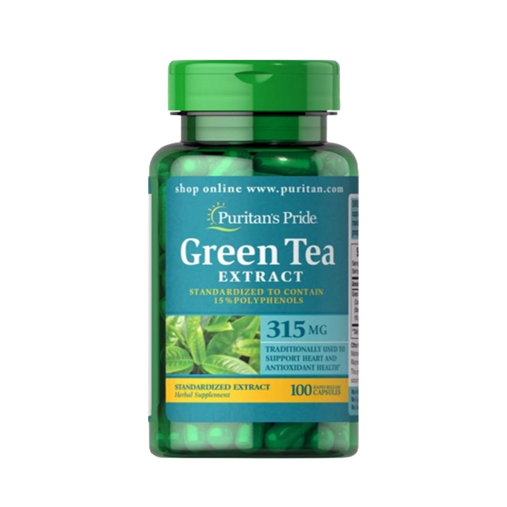 Green Tea Standardized Extract 315 mg 100 Capsules