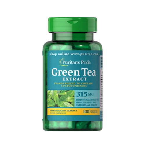 Green Tea Standardized Extract 315 mg 100 Capsules