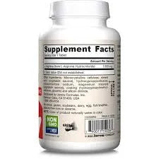 JARROW L ARGININE 1000MCG 100 TAB