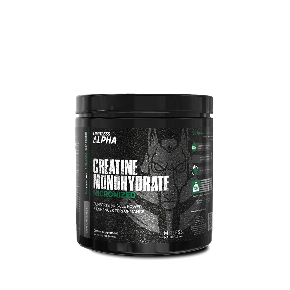 Limitless Alpha Creatin Monohydrate  300 Gm/60 Servings
