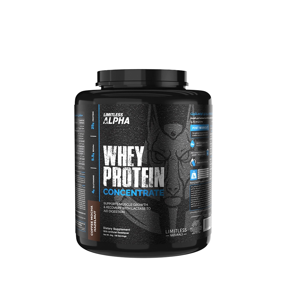 Limitless Alpha Whey Protein concentrate  2KG