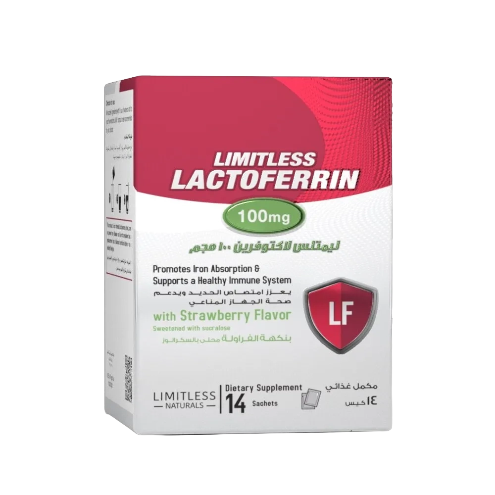 Limitless Lactoferrin 100 Mg 14 Sachet