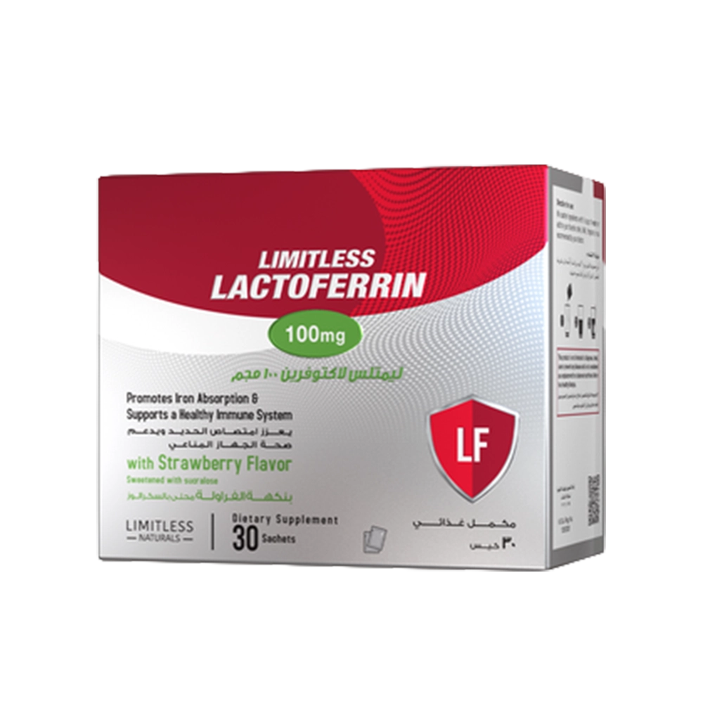 Limitless Lactoferrin 100 Mg 30 Sachet
