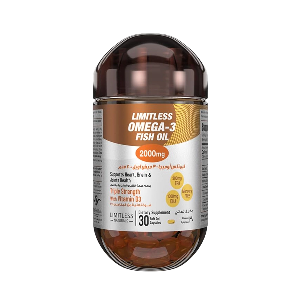 Limitless Omega 3 - 30 Tablets