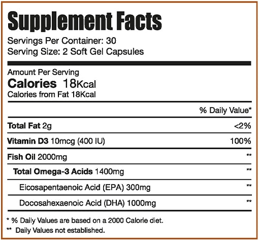 Limitless Omega 3 - 30 Tablets