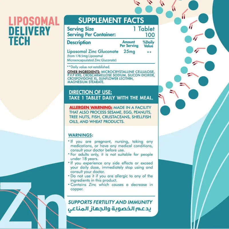 Organic Nation Zinc Gluconate-30 Tablets