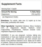 Magnesium 250 mg 100 Tablets