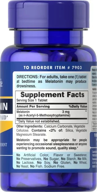 Melatonin 3 mg 120 Capsules