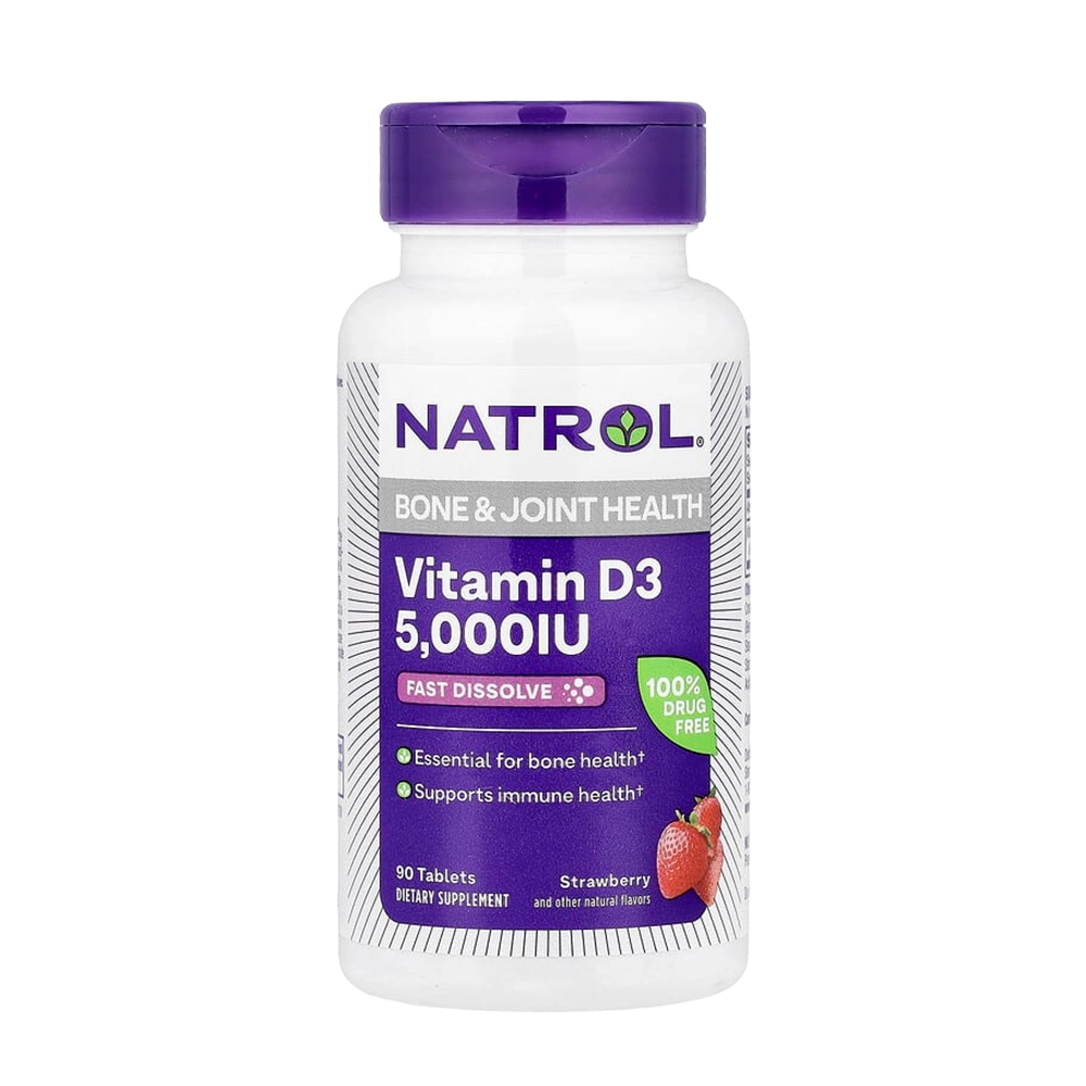 NATROL VIT D 5000 IU 90 TAB