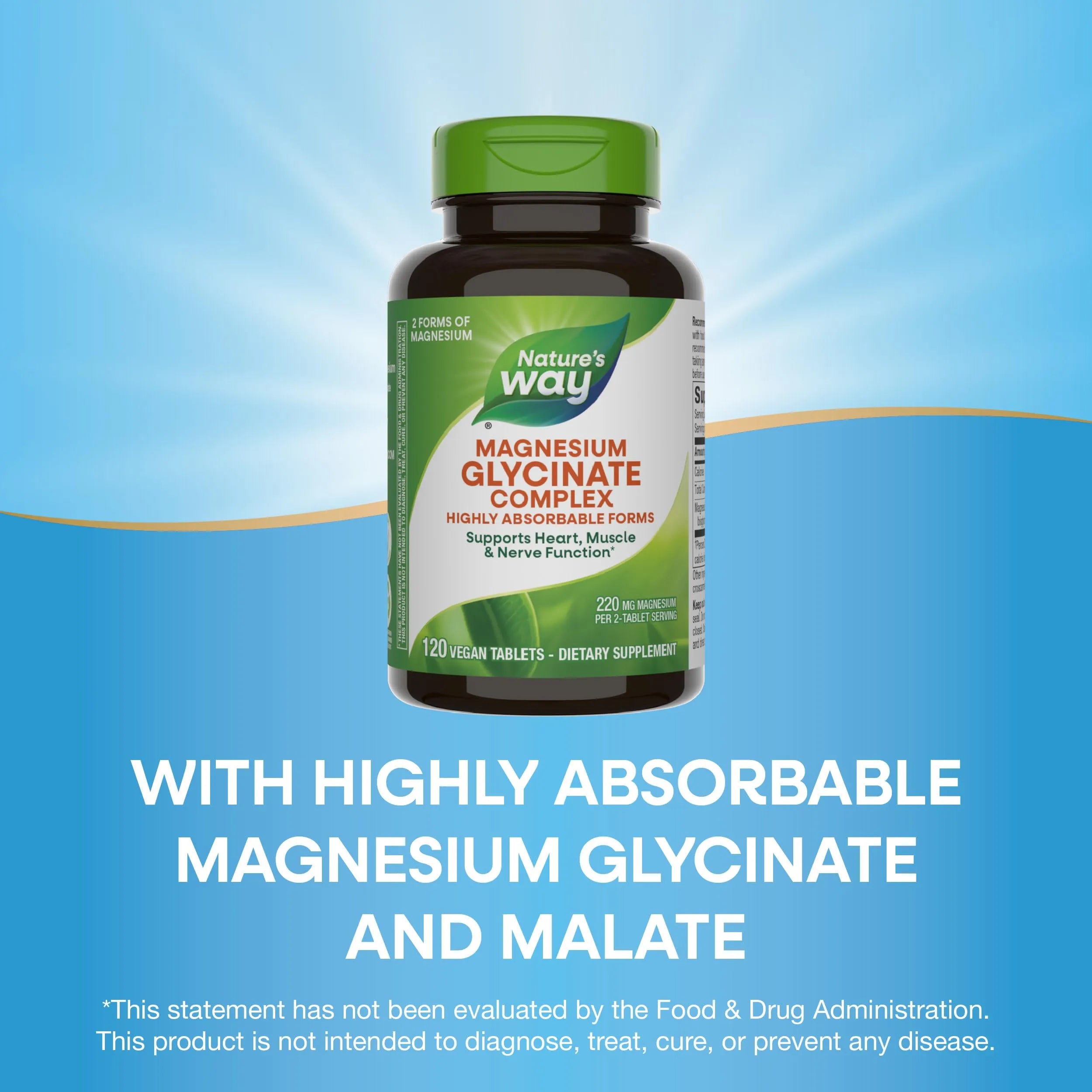 NATURE WAY MAGNESIUM GLYCENATE 120TAB