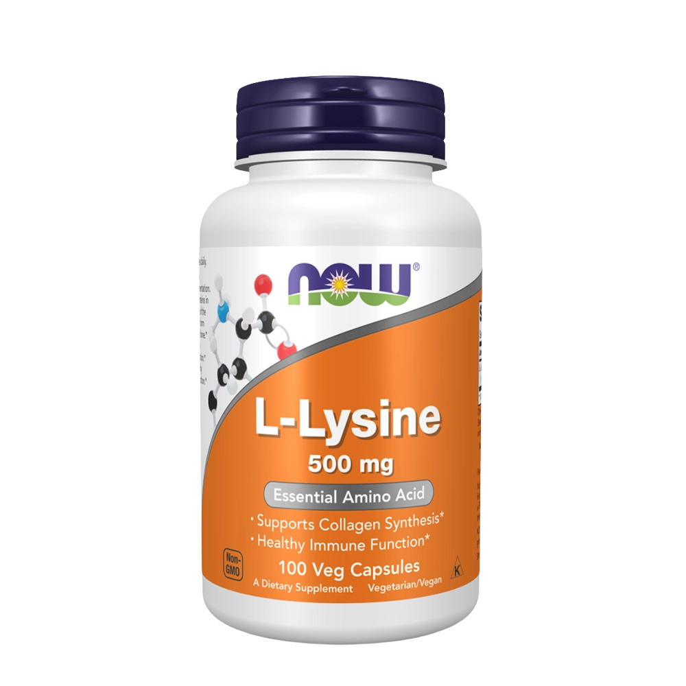 NOW L-LYSINE 500 MG 100 VCAPS