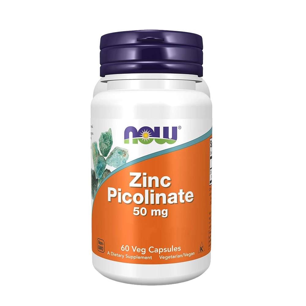 NOW ZINC PICOLINATE 50 MG 60 CAPS