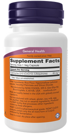 NOW CoQ10 200mg   60 VCAPS