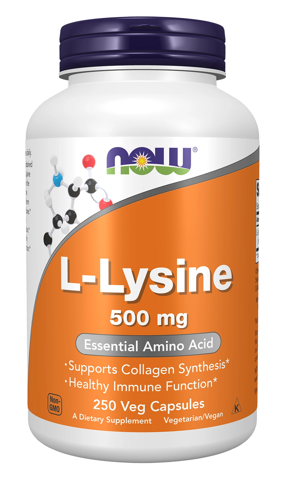NOW L-LYSINE 500 MG 100 VCAPS