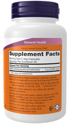 NOW M.S.M 1000 MG 120 VCAPS