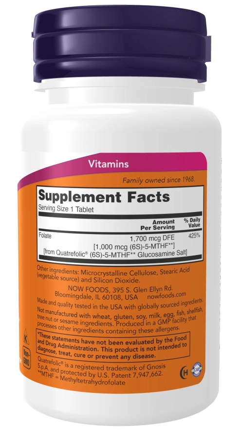 NOW METHYL FOLATE 1,000 mcg  90 TABLETS