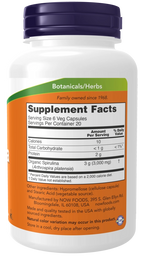 NOW ORG SPIRULINA 1000MG  120 TABS