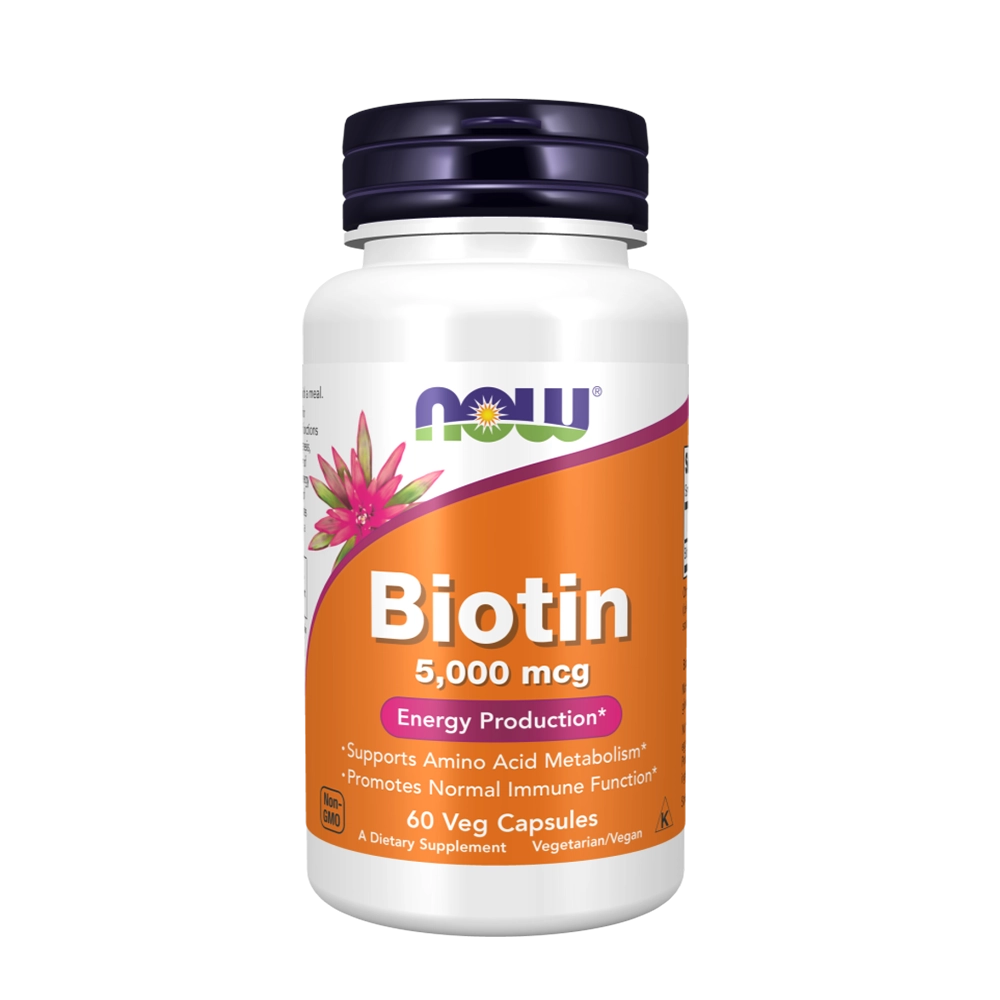 Now biotin 5000 MCG 60 vcaps