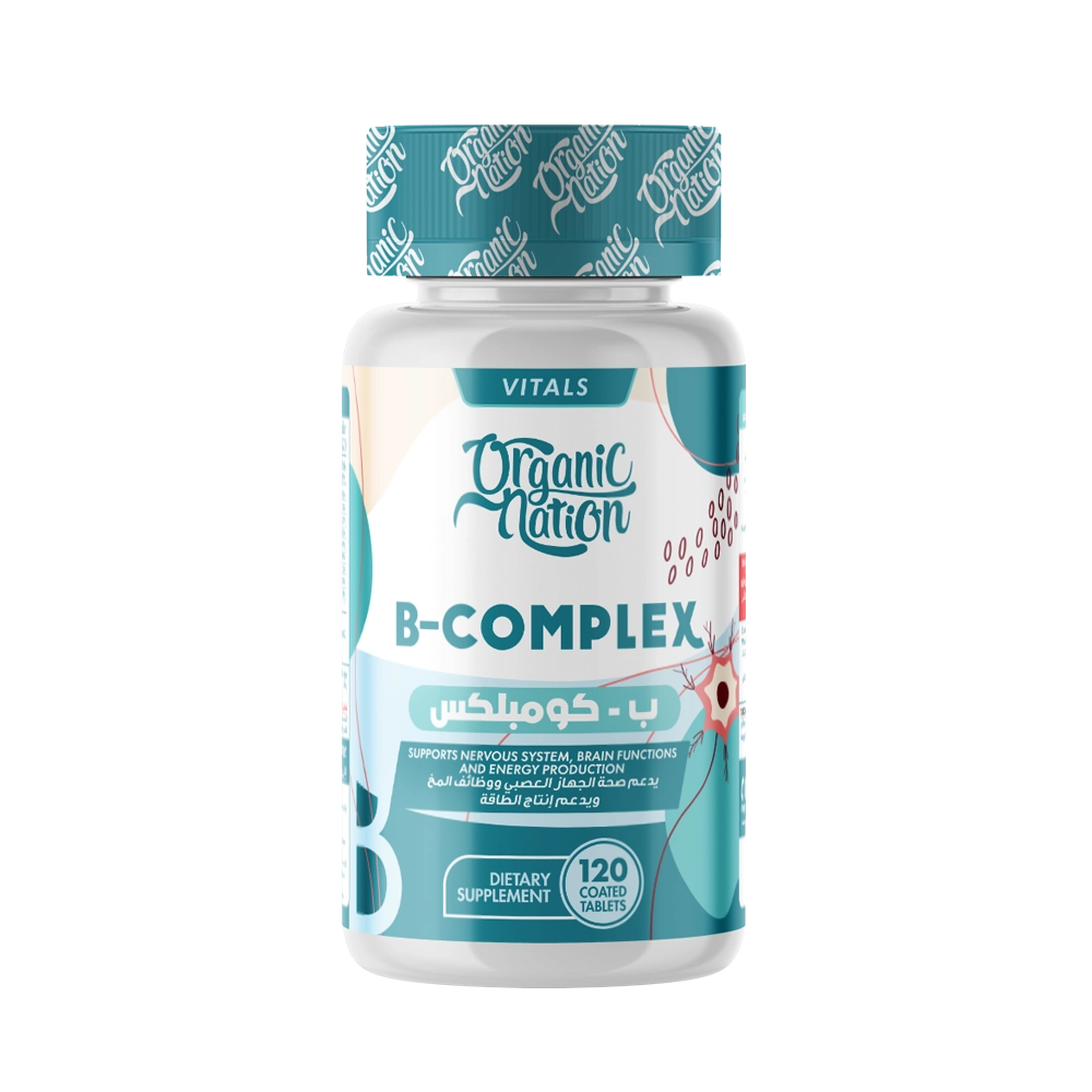 Organic Nation B-Complex Advanced Formula-120Serv.-120Tabs