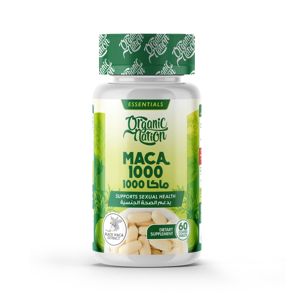 Organic Nation Maca1000-30Serv.-60Tabs