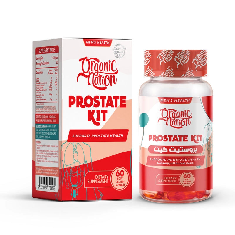 Organic Nation Prostate Kit-60Serv.-60Soft Gels
