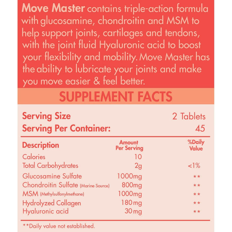 Organic Nation move master-45Serv.-90Coated Tablets