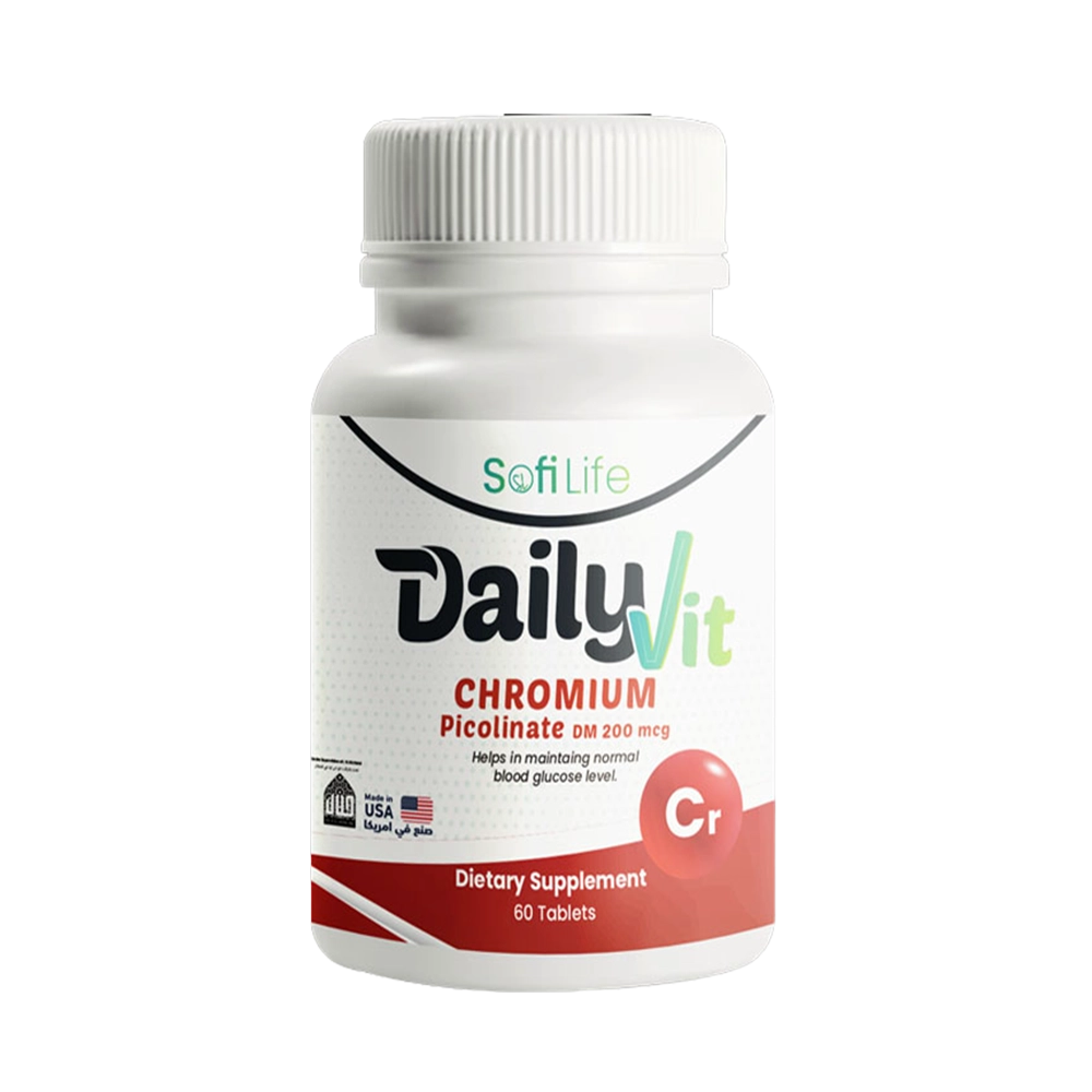 SofiLife DailyVit Chromium Picolinate 200 mcg 60 Cap.