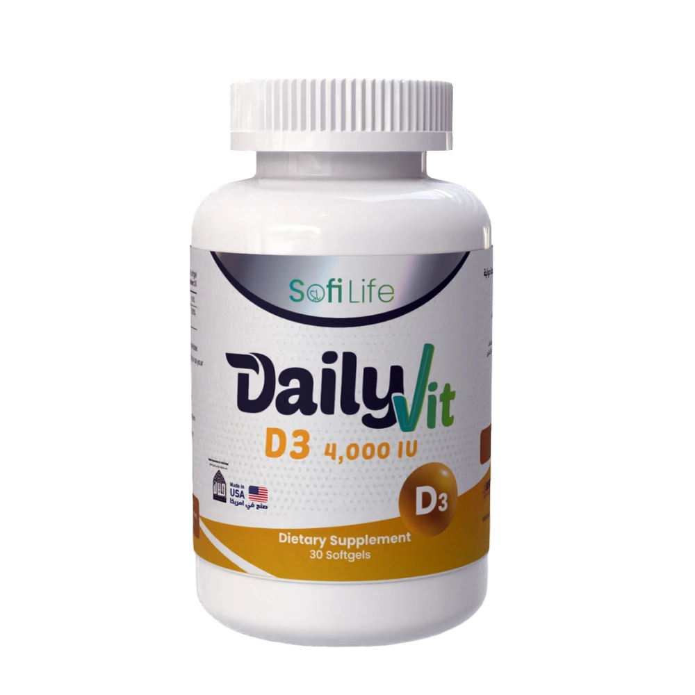 SofiLife DailyVit Vitamin D3 Forte 4000 IU 60 Cap.