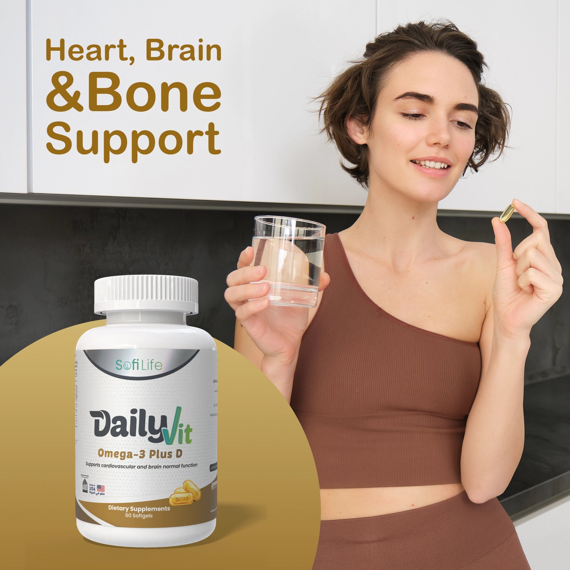 SofiLife DailyVit Omega-3 Plus D.