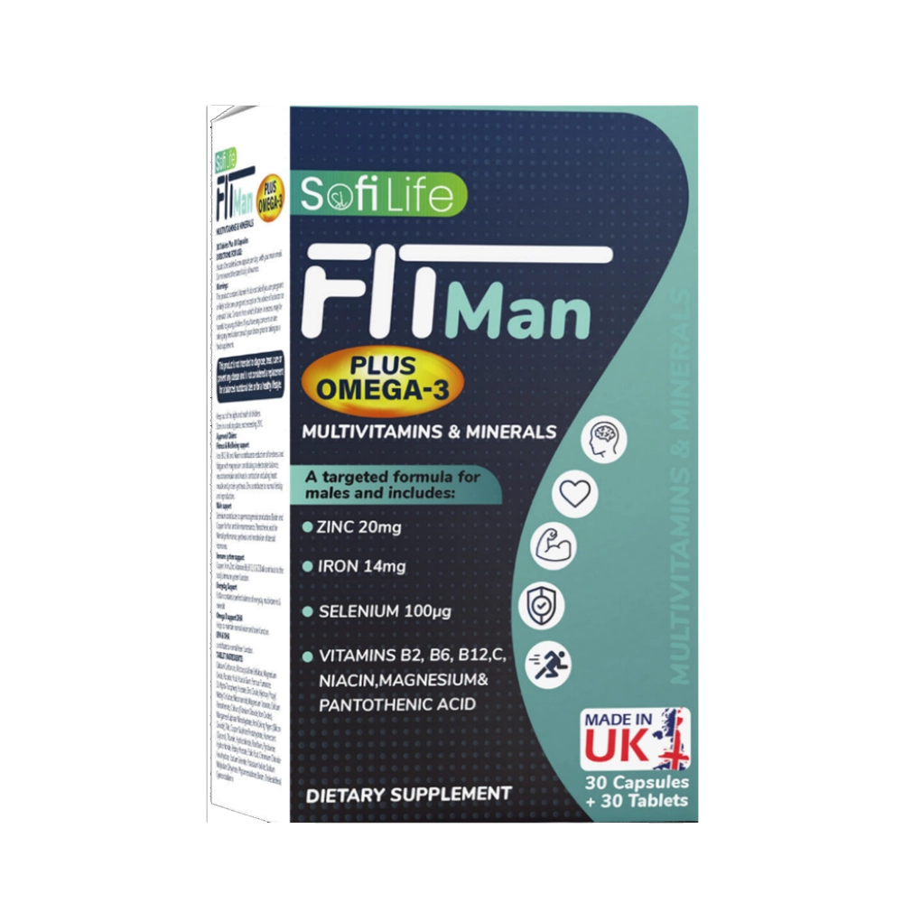 Sofilife FIT Man plus Omega 3 MULTIVIT & MIN