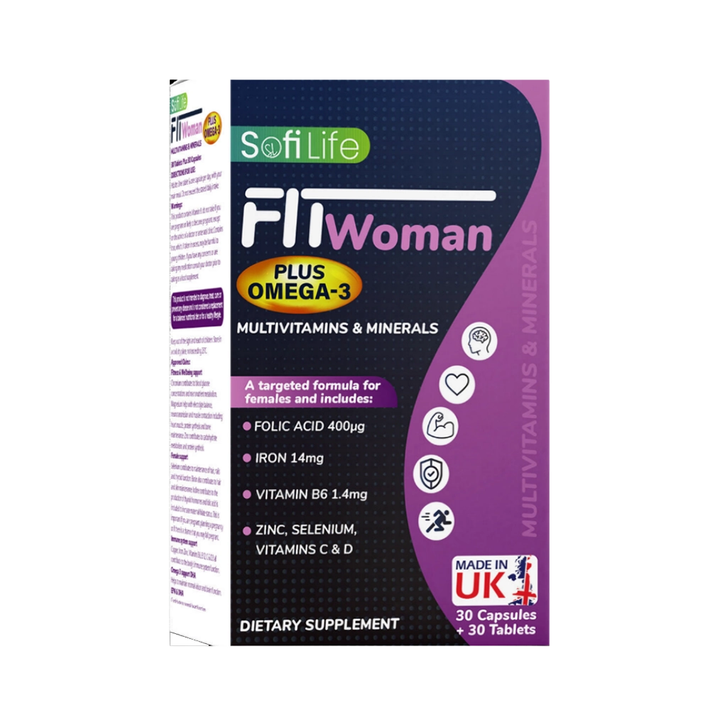 Sofilife FIT WOMAN  plus Omega 3 MULTIVIT & MIN