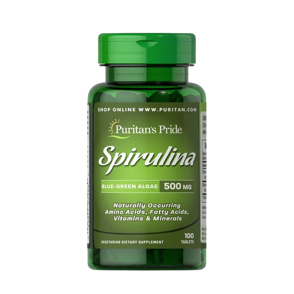 Spirulina 500 mg 100 Tablets