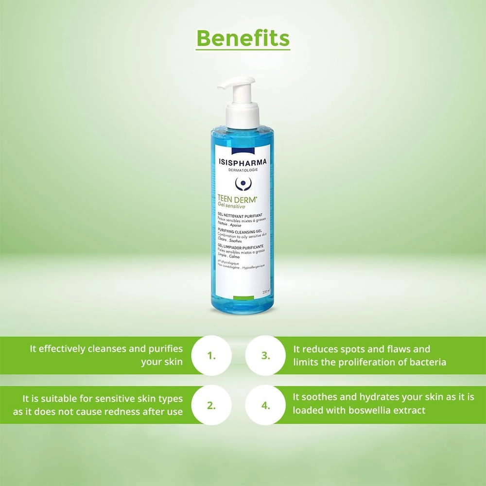 Teen Derm Gel sensitive 250 ML