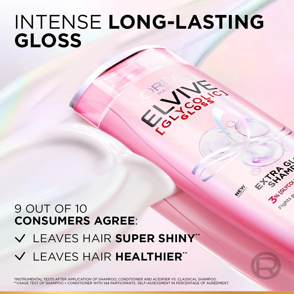 The elvive Glycolic Gloss Shampoo 400 ml