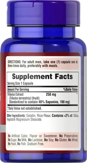 Tribulus Terrestris 250 mg 90 Capsules