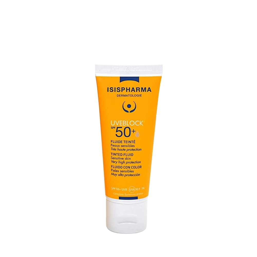 UVEBLOCK SPF50+FLUID LIGHE TINTED 40 ML