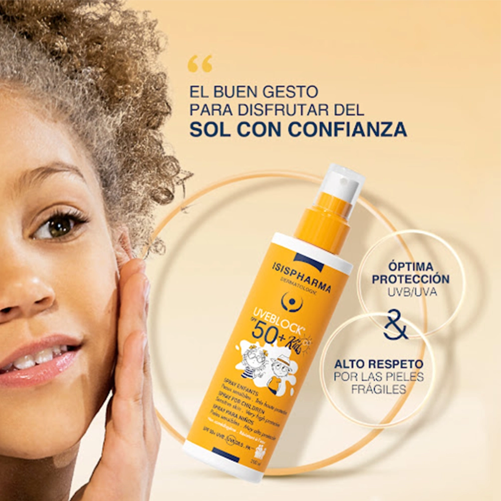 UVEBLOCK SPF50+ SPRAY KIDS FLACON 200ML