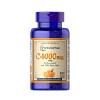 Vitamin C-1000 mg with Bioflavonoids & Rose Hips 100 Caplets