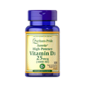 Vitamin D3 1,000 IU 100 Softgels
