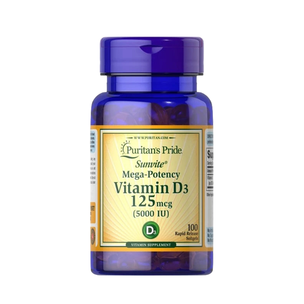 Vitamin D3 5,000 IU 100 Softgels